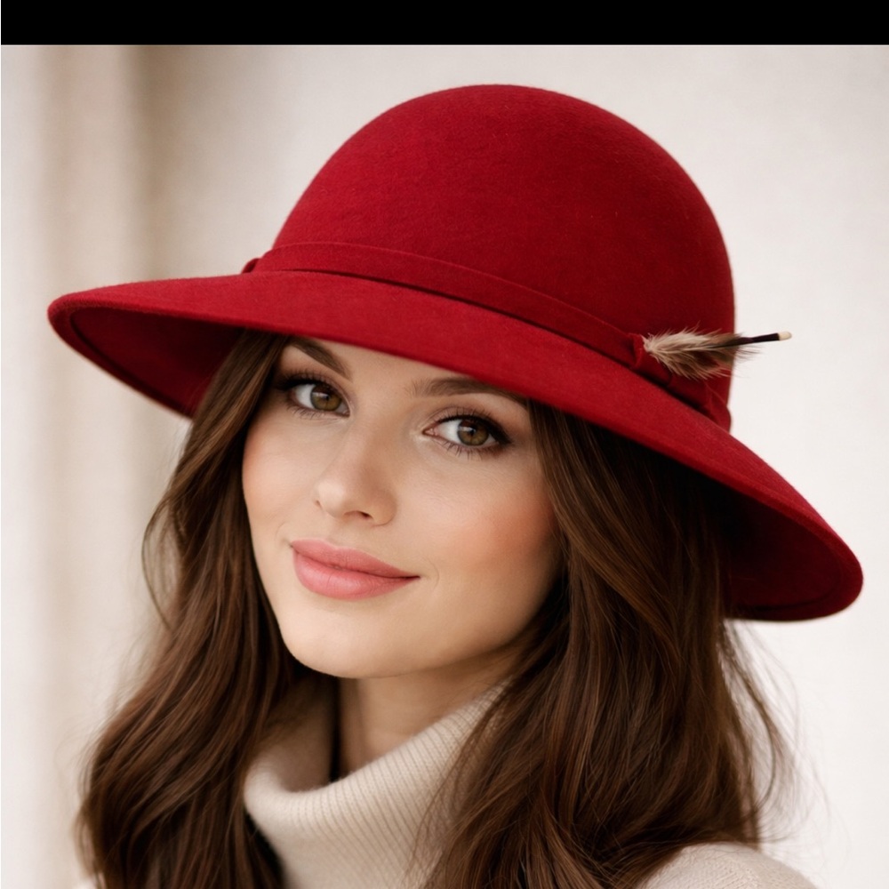 Gorgeous and Chic Vintage Women's felt Hat❤️S